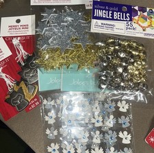 Mixed Lot Of Craft Supplies For Some Last Minute Christmas Crafts