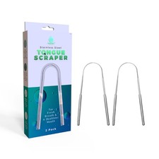 Stainless Steel Tongue Scraper   For Fresh Breath  a Healthier Mouth
