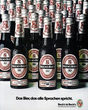 3w29884/ Reklame / Werbung aus 1993 &ndash; BECK&acute;s BIER