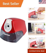 Stall-Free Electric Pencil Sharpener with Safety Switch - Perfect for Classrooms