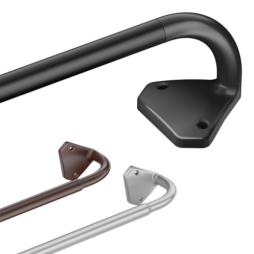 Black Curtain Rods for windows 48 to 84 inch,Adjustable Blackout Curtain Rod ...