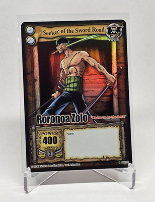 2006 One Piece CCG Card Roronoa Zolo Zoro Seeker Of The Sword Road