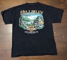 Harley Davidson Biker T Shirt Sz Lg Black HillBilly Gatlinburg Tenn Motorcycle