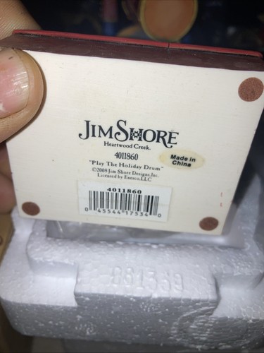 (2) Jim Shore toca el tambor Holiday and Horn - 4011860 / 4011861 - Imagen 6 de 19