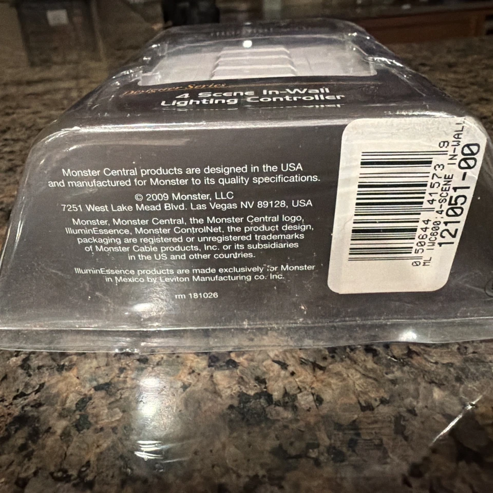 IlluminEssence 4 Scene In-Wall Lighting Controller Wireless Remote Control - Image 3 of 3
