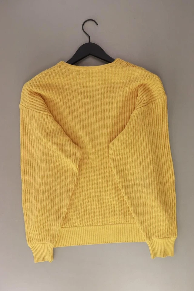 ✨ Carlo Colucci maglione per uomo taglia 50, M vintage giallo di lana vergine ✨ - Imagen 2 de 4