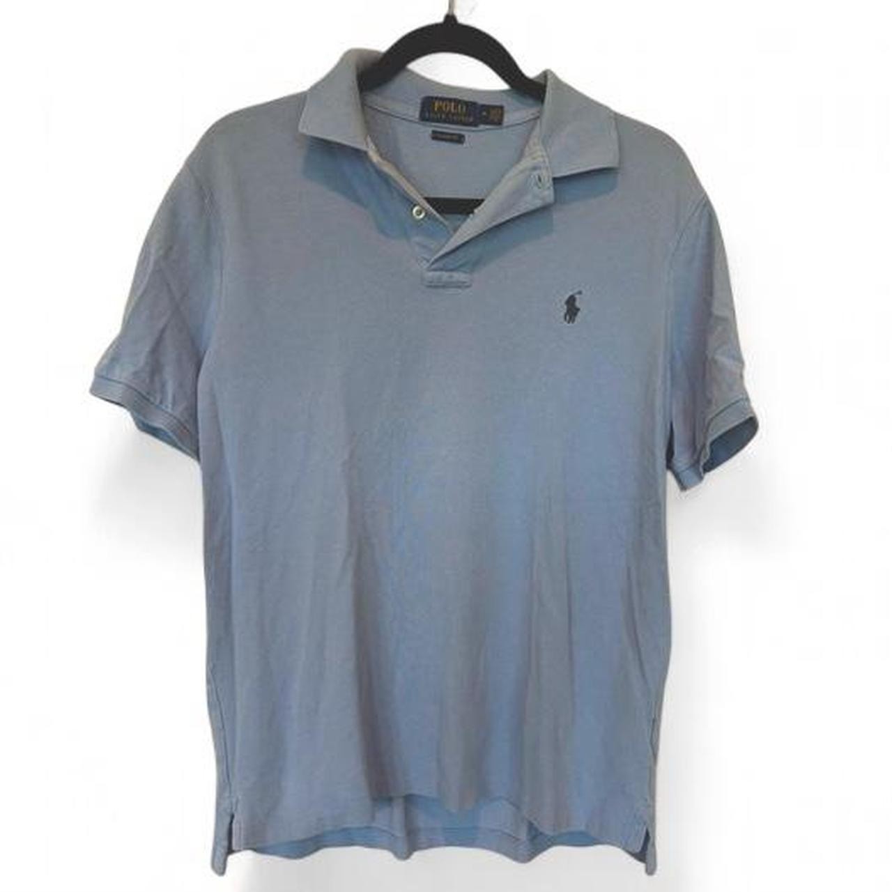 Polo Ralph Lauren Men’s Blue Classic Polo Shirt Size M Cotton Short Sleeve