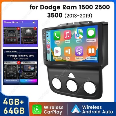 For 2014-2018 Dodge Ram 1500 2500 3500 Android 15 Car Stereo WiFi Radio Carplay