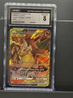 CGC 8 Charizard & Braixen GX 22/236 Sm-Cosmic Eclipse 2019 Holo Pokemon Slab