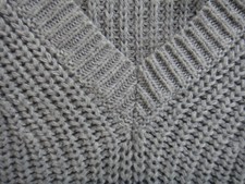 Long Pulli   MORE & MORE   Grau  Ripp  Gr. 38...