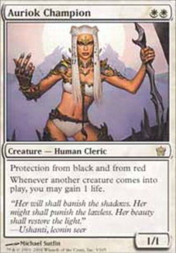 Auriok Champion NM, English MTG Fifth Dawn