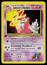 Pokemon Card - Sabrina's Slowbro Gym Heroes 60/132 Uncommon 1st Edition on eBay