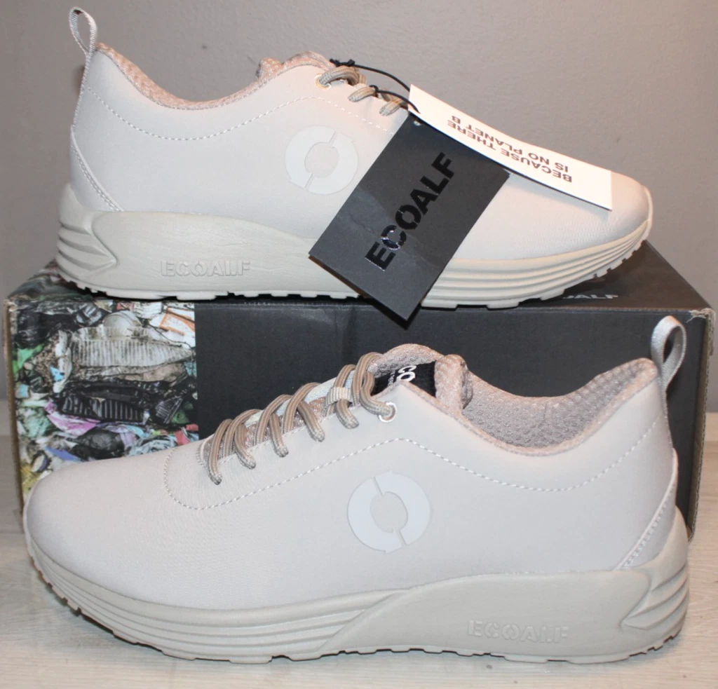 ECOALF WOMEN'S OREGONALF CASUAL LIGHTWEIGHT SHOES WHITE SAND SIZE 7 NEW IN BOX