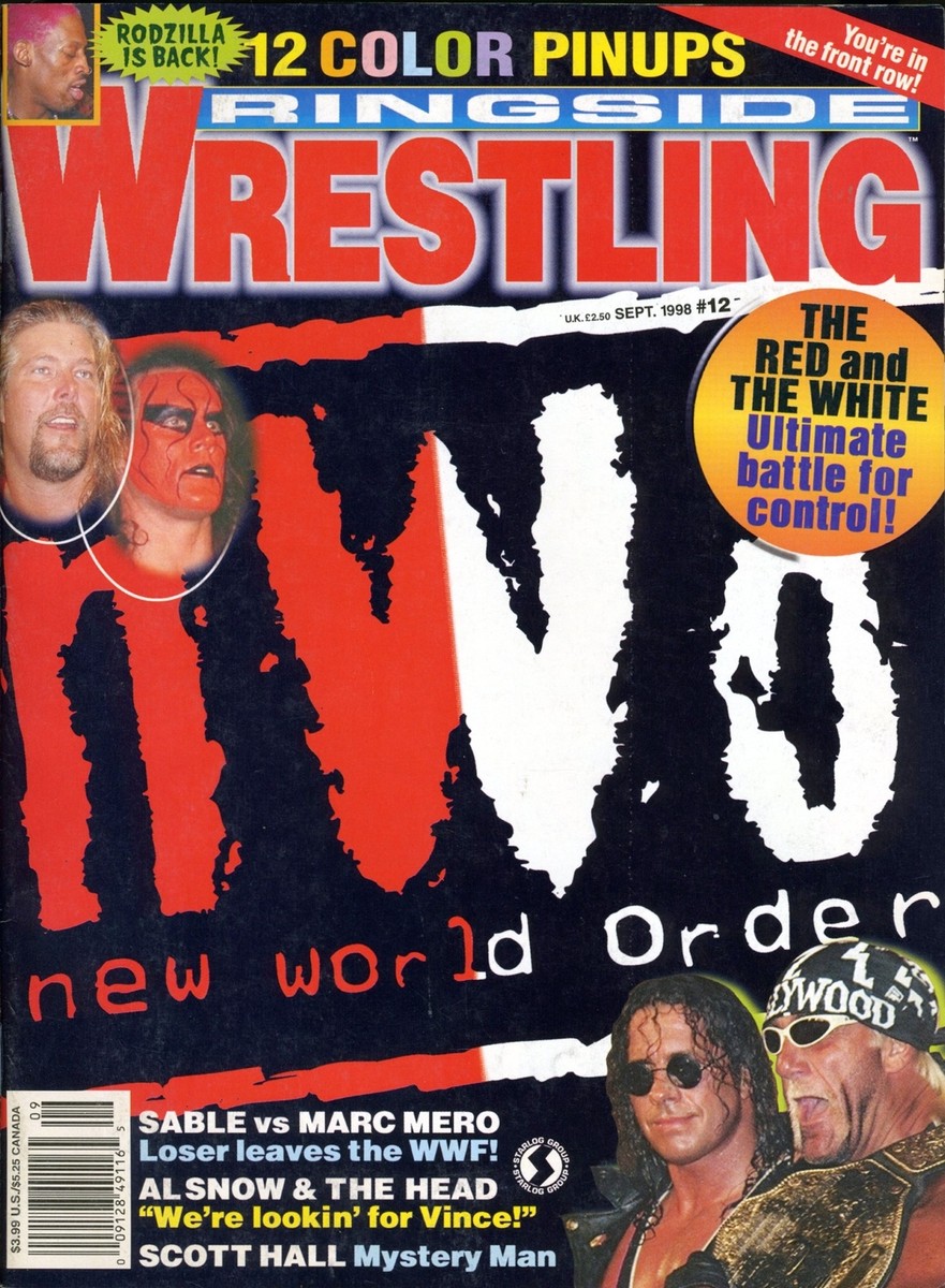 NEW WORLD ORDER NWO Ringside Wrestling Magazine September 1998