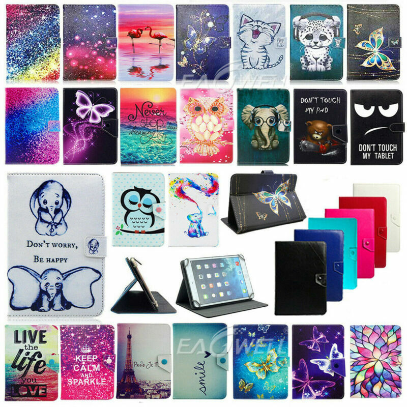 GLANDOTU Custodia Per Huawei MediaPad T3 10 (9,6 Pollici), Con Portapenna, Super Leggera, In Pelle PU, Cover Protettiva Per Huawei Mediapad T3 10 (rosa Farfalle - Foto 2