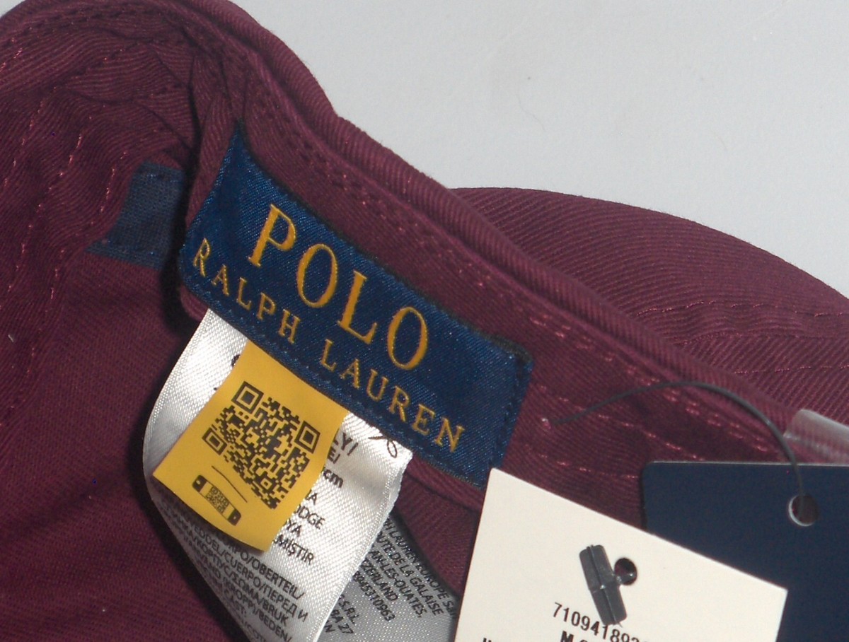 Polo Ralph Lauren バーガンディキャップ ポロラルフローレン バーガンディ キャップ POLO RALPH LAUREN