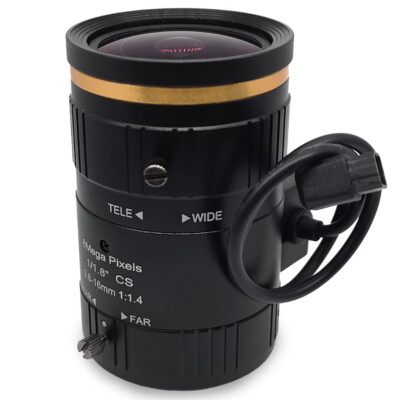 8 Million 4K HD CS-Mount 3.8-16mm 1/1.8'' Auto Iris Road Surveillance Camera Lens