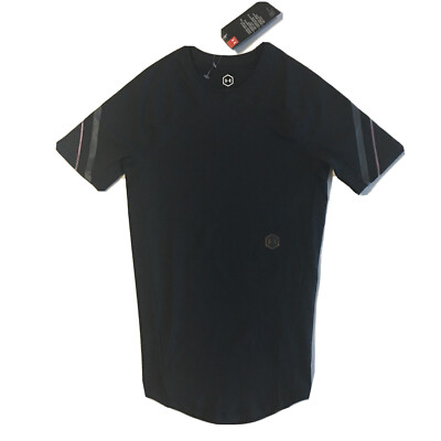 Under Armour Men's UA Rush Powered by Celliant Fitted SS T-Shirt Black Sz S 