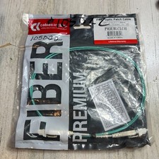 1 Meter LC to LC Duplex 50/125 OM3 Multimode Fiber Optic Patch Cable PM3UBLCLC01