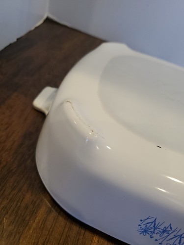 Vintage Corning Ware Microwave Footed Browning Dish 10 x 10 x 2 w/ Glass Cover - Picture 14 of 15