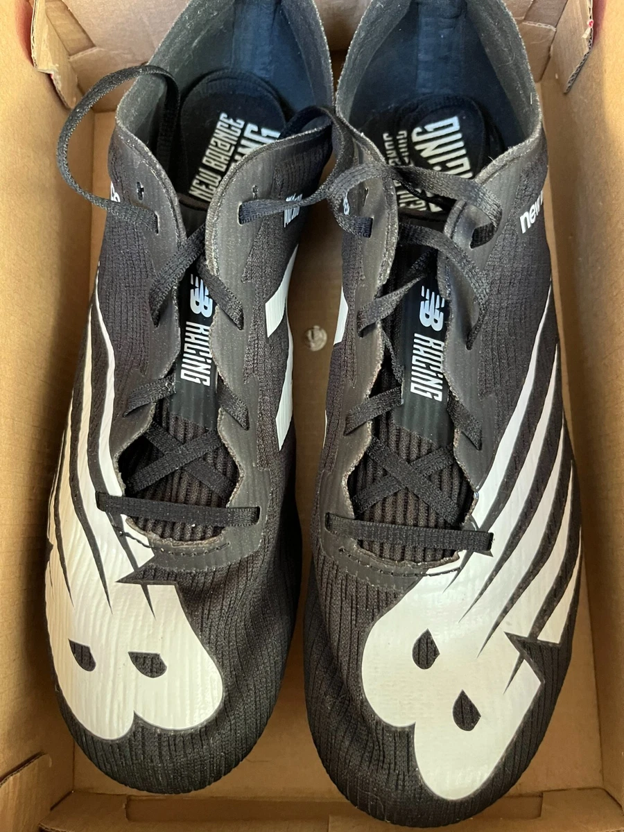 New Balance Track Spikes Black MD 500 Mid Range 200m 1600m Size 6.5