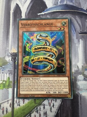 YU-GI-OH! - Verbotsschlange - FIGA-DE038 - 1.Auflage 