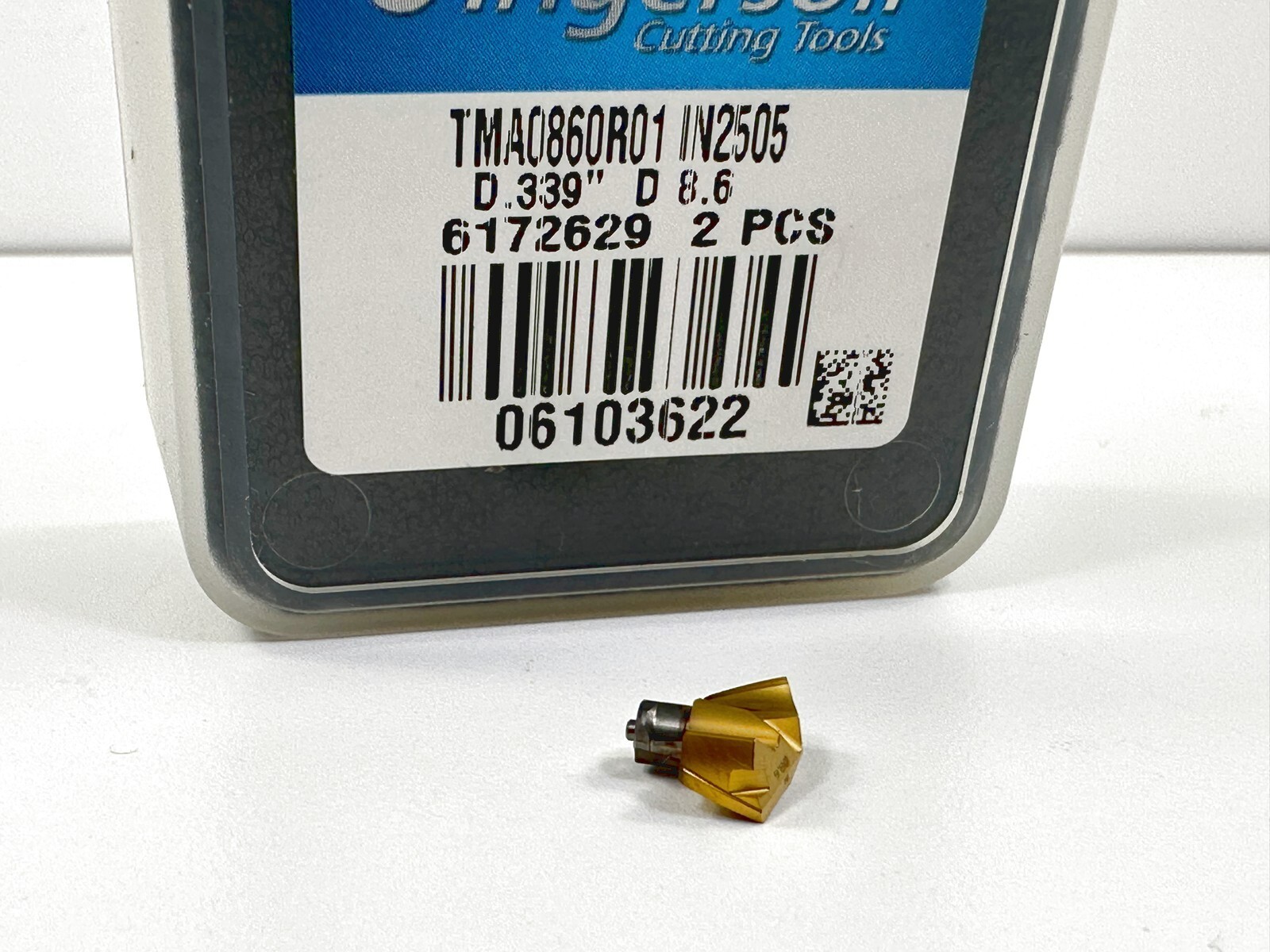 INGERSOLL TMA0860R01 New Carbide Insert 6103622 Grade IN2505 1pc eBay