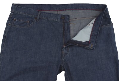 M&S Jeans blau Slim Leg Herren Größe 38 Bein 28 -28,5 ETIKETT DEFEKT