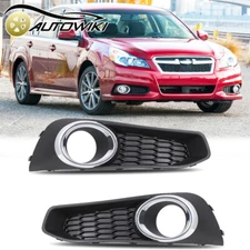 For 2013-2014 Subaru Legacy Fog Lights Bumper Driving Lamp Bezel Trim Cover Pair
