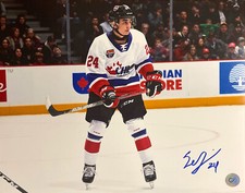 Seth Jarvis Portland Winterhawks Carolina Hurricanes Signed 11x14 Photo COA WHL