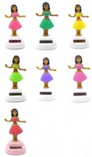 New Solar Powered Dancing Hula Girls  You Choose Color FREE SHIPPING