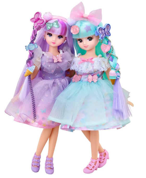 Takara Tomy Licca Rika Chan Doll Set Kiratto Color Change Gelato