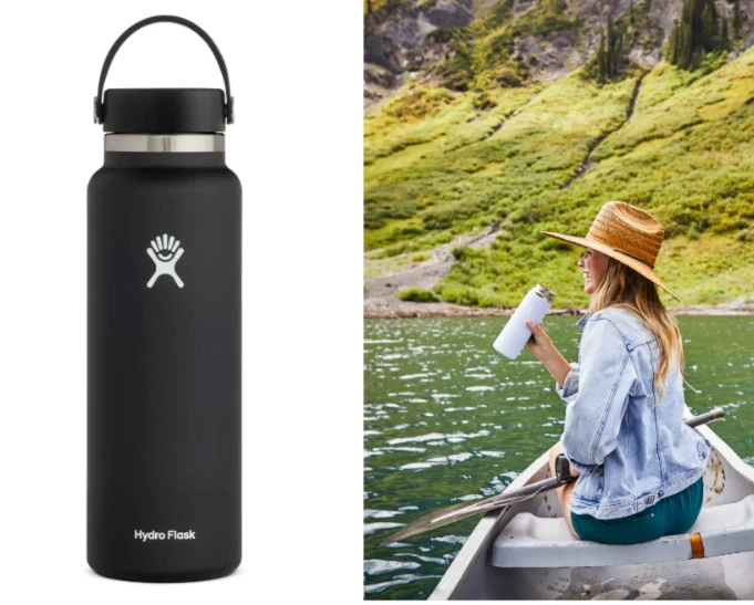 Hydro Flask 40 oz Wide Mouth - Black