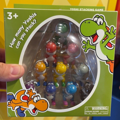 Universal Studio Hollywood Super Nintendo World Yoshi Stacking