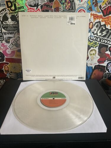 CROSBY STILL NASH & YOUNG So Far VG++ CLEAR VINYL W/HYPE STICKER - Picture 2 of 2