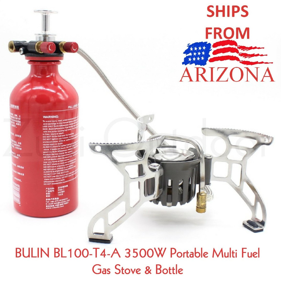 BULIN BL100-T4-A 3500W Portable Multi Fuel Gas Stove u0026amp; Bottle SHIPS  ARIZONA! | eBay