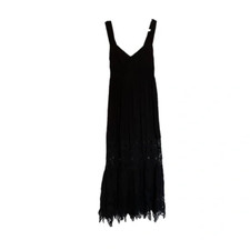 Free People Caught Your Eye Lace Maxi Boho Festival Dress Size 0