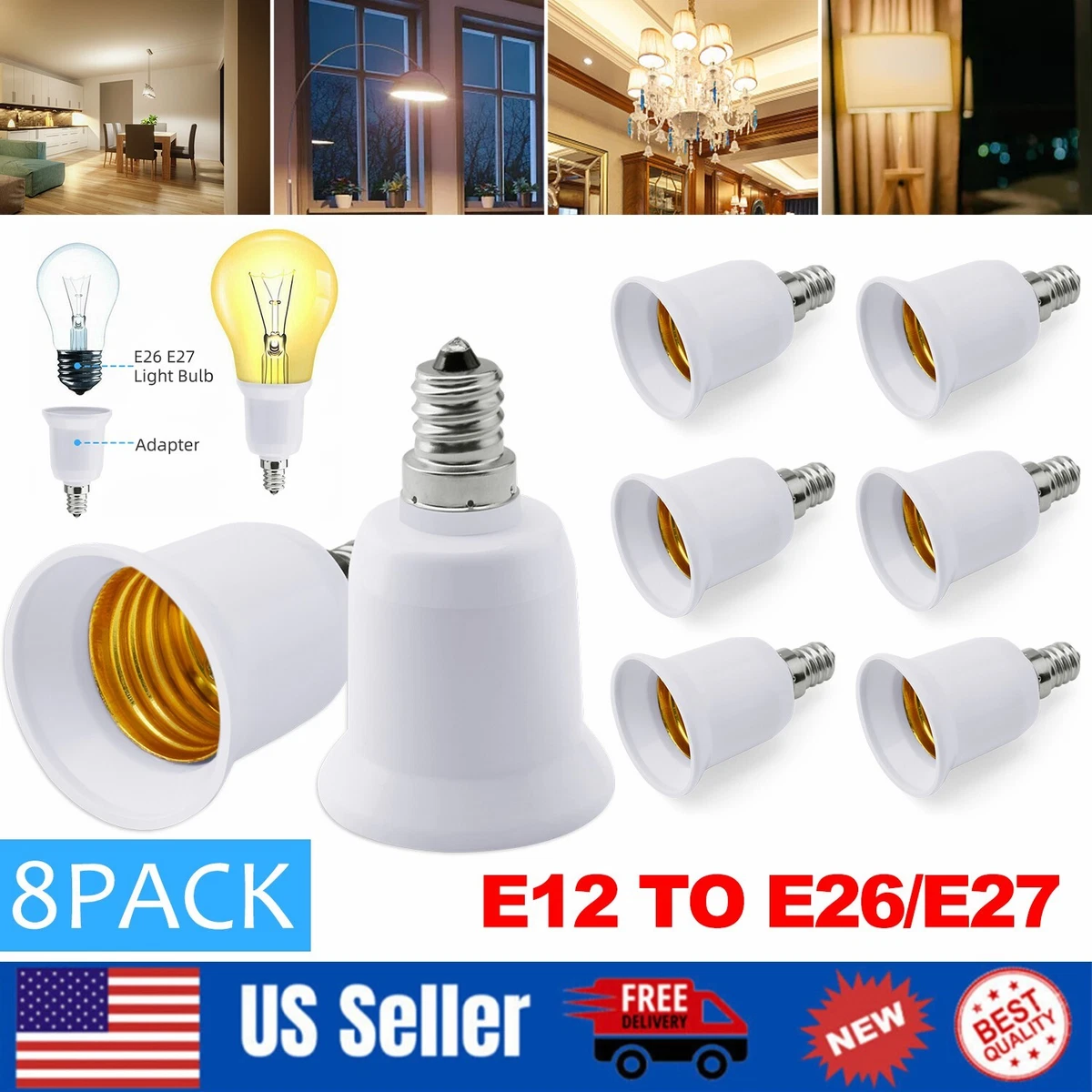 E12 to 2024 e26 adapter