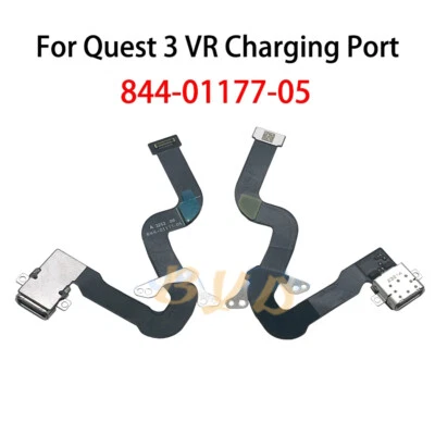 WECOOACC USB-C DC Jack Flex Cable For Meta Oculus Quest 3 VR Headset Replacement Repair