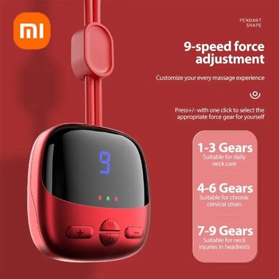 Neck Cervical Spine Massager Hanging Smart Protector Portable Shoulder Mini