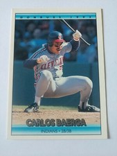 1992 Donruss Carlos Baerga #120 Cleveland Indians