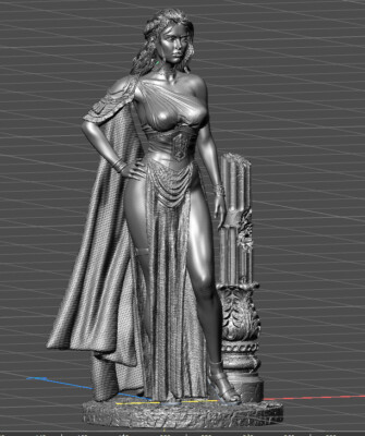 Athena Resin Sculpture Statue Model Kit Unpainted/Unassembled