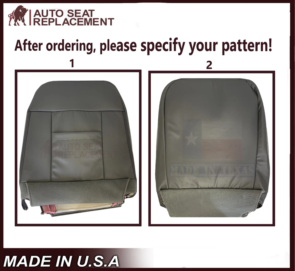 2013 2014 2015 2016 2017 2018 2019 Fits Dodge Ram 3500 4500 5500 Seat Cover Gray - Image 2 of 4