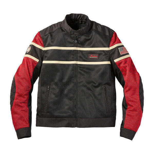 Indian Motocycle Company ライダージャケット　US-M Indian Motorcycle Men's Arlington Mesh Jacket, Black