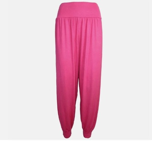 WOMENS HAREM ALI BABA PANTS LADIES TROUSERS LONG BAGGY LEGGINGS YOGA UK 8-26 - Picture 6 of 15