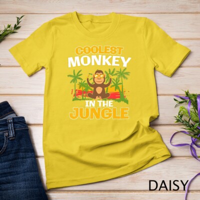 Coolest Monkey in the Jungle I Kid Meme T-Shirt Unisex T-shirt