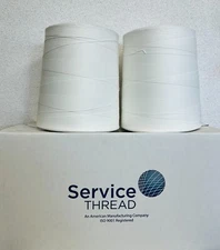 Service Thread 12/5 Poly Thread for Ind. Sewing Machines & Systems 2-20lb cones