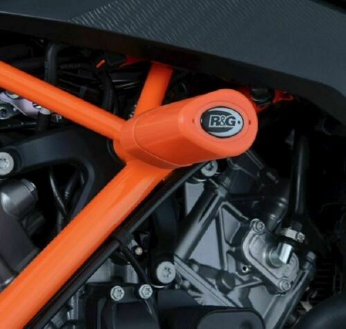 KTM 1290 Super Duke GT 2016-2023 R&G racing aero crash protectors bobbins orange