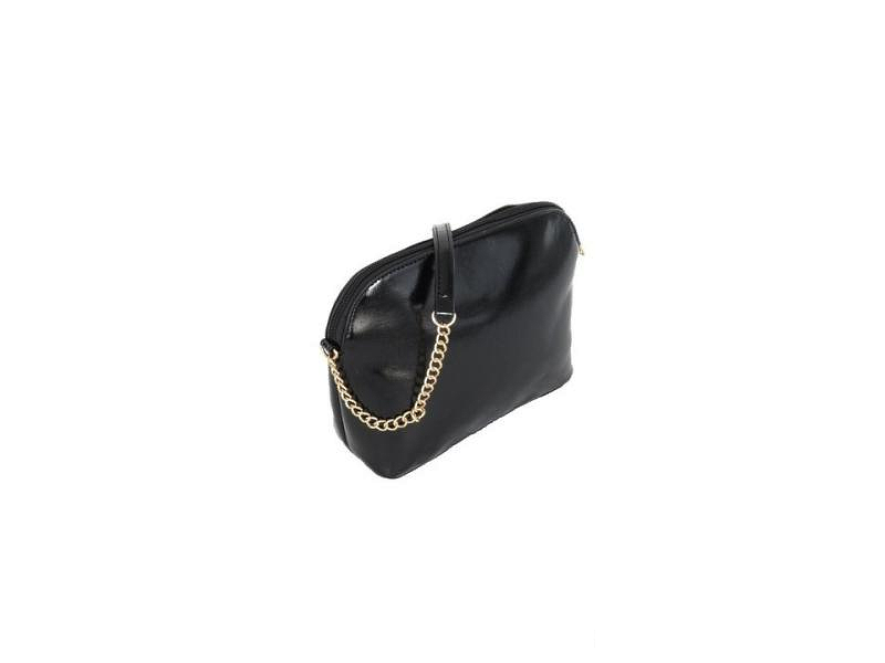 WOMEN'S SHOULDER BAG BAG DECORATIVE CHAIN BLACK *NEW* 1042