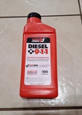 6 Bottles 32oz. ea. DIESEL 911 Fuel Anti-Freeze Power Service 8025